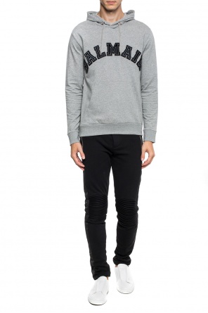 Sweatshirt with a sewn-on logo, zdjęcie 2 Sweatshirt with a sewn-on logo od Balmain